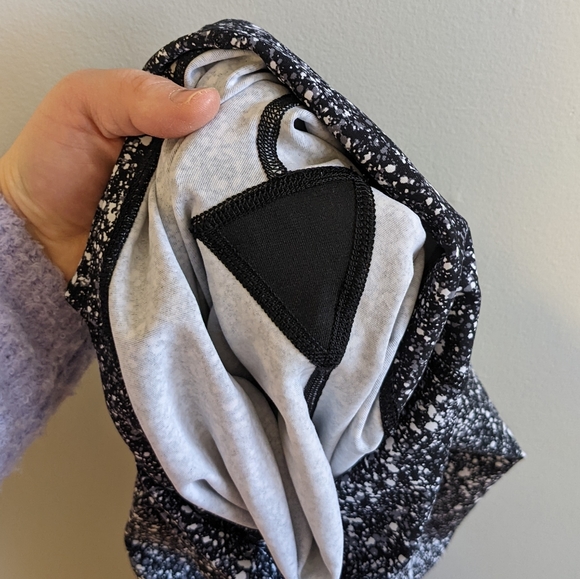 LULULEMON Wunder Under Pant Hi-Rise Splatter White Black - Picture 8 of 11